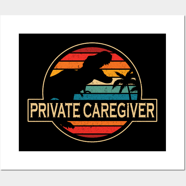 Private Caregiver Dinosaur Wall Art by SusanFields